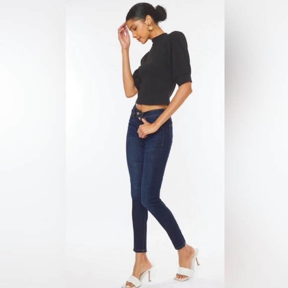 NWT Kancan | Ashlyn Dark Wash Skinny Jeans Size 7 / 27 - Picture 1 of 11